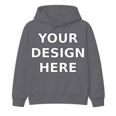 Charcoal Hoodie - Your Design Here